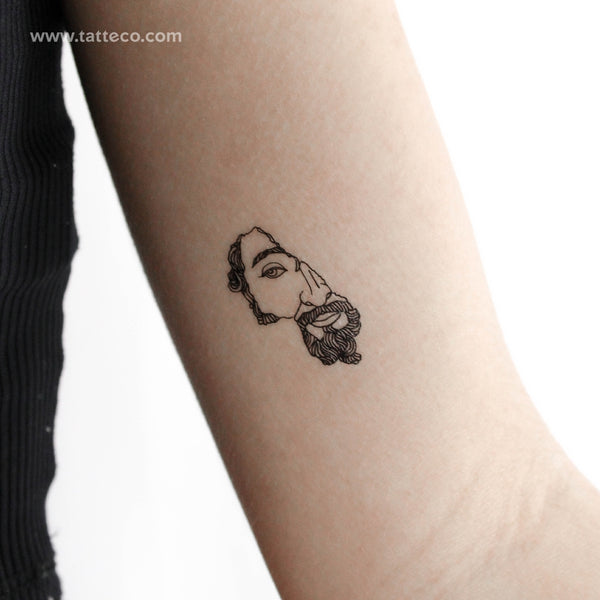 Marcus Aurelius Temporary Tattoo - Set of 3