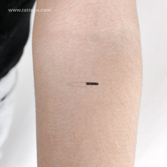 Tatuaje temporal de cuchillo - Juego de 3