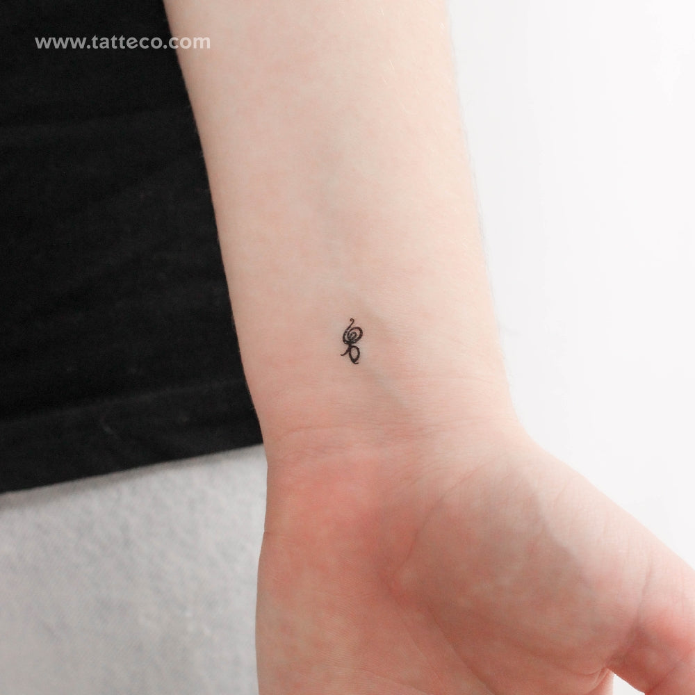 Tatuaje temporal pequeño del símbolo de Hakuna Matata (juego de 3)
