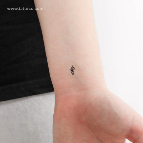 Small Hakuna Matata Symbol Temporary Tattoo - Set of 3