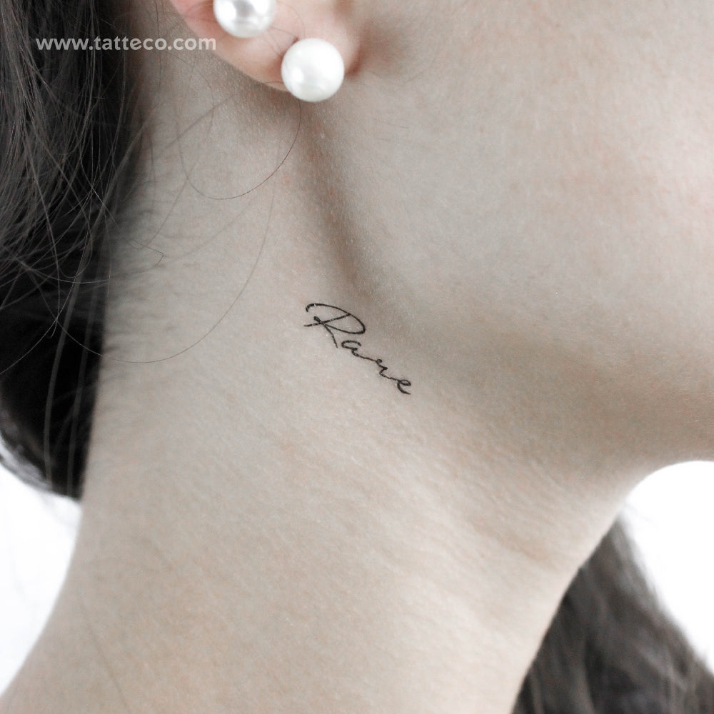 Rare Temporary Tattoo - Set of 3