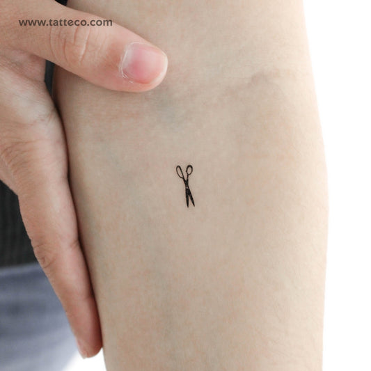Tiny Scissors Temporary Tattoo - Set of 3