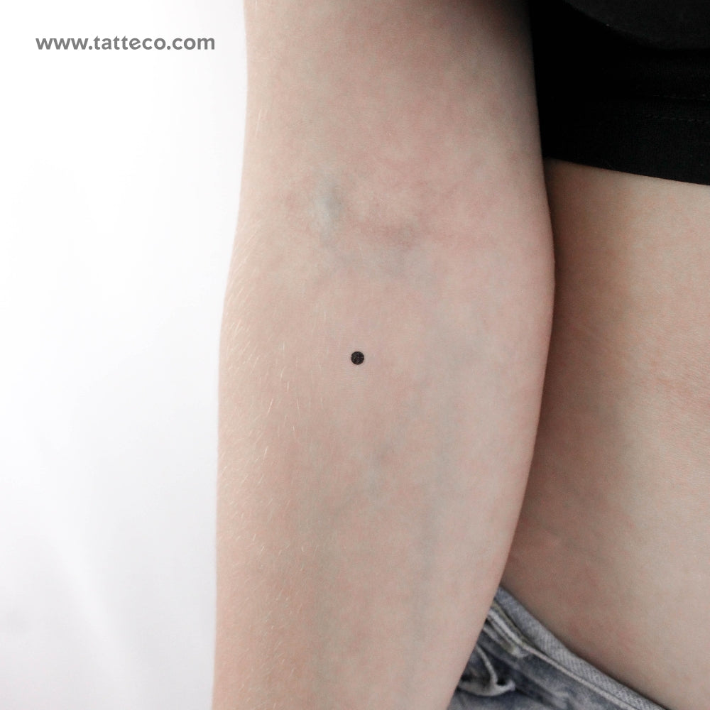 Braille A Temporary Tattoo - Set of 3