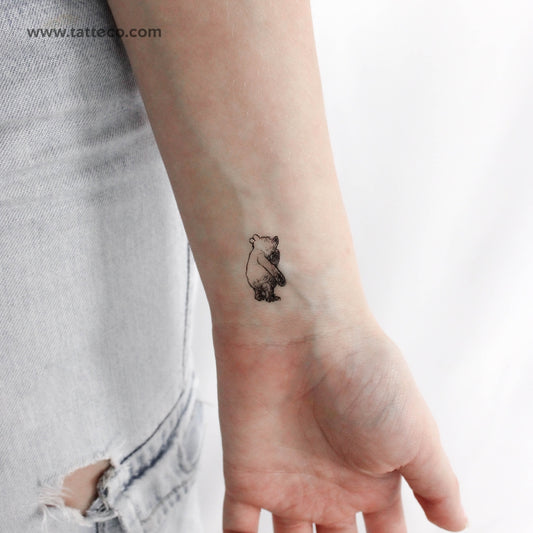 Winnie The Pooh Temporary Tattoo - Set of 3