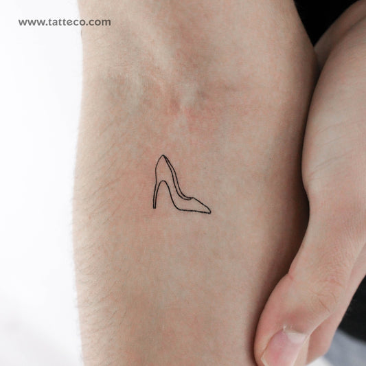 Tatuaje temporal de tacón alto - Juego de 3