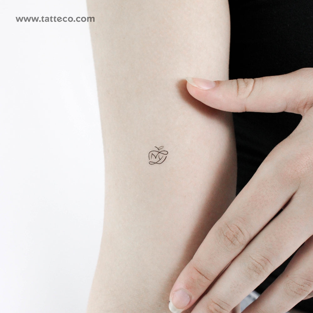 New York Apple Temporary Tattoo - Set of 3