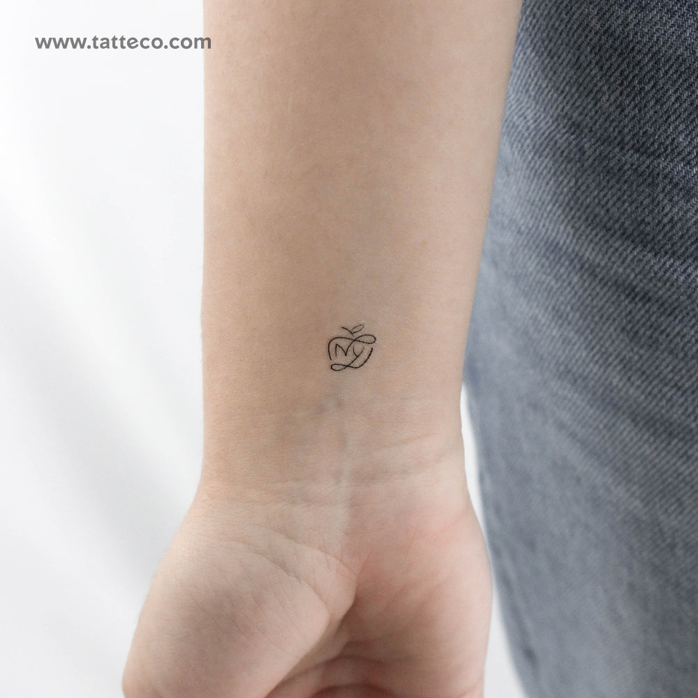 New York Apple Temporary Tattoo - Set of 3
