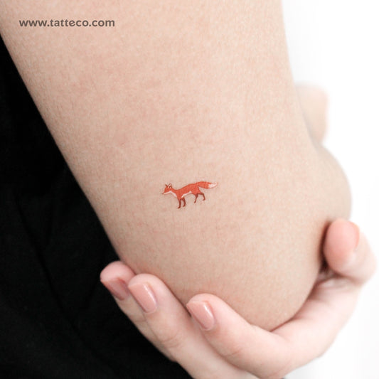 Fox Temporary Tattoo - Set of 3