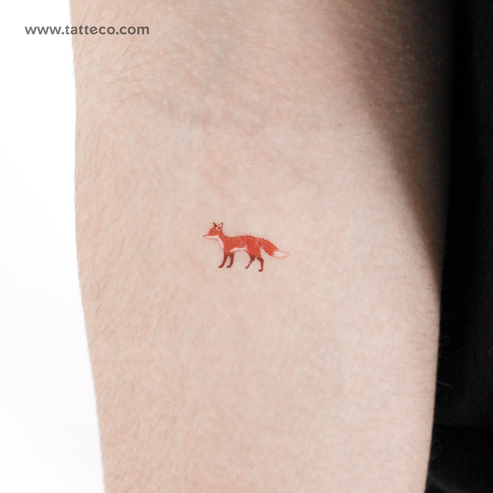 Fox Temporary Tattoo - Set of 3