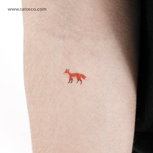 Fox Temporary Tattoo - Set of 3