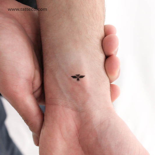 Tatuaje temporal pequeño de Thunderbird (juego de 3)