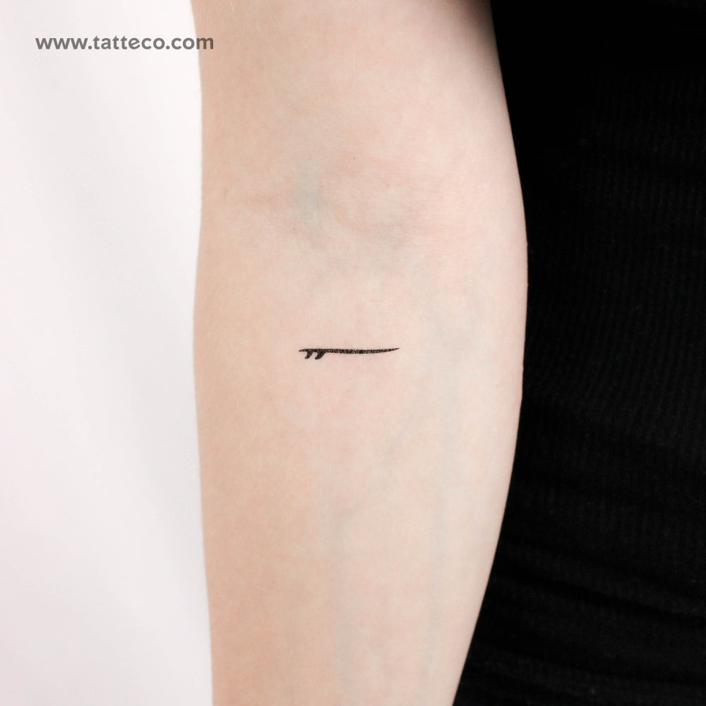 Little Surfboard Temporary Tattoo - Set of 3