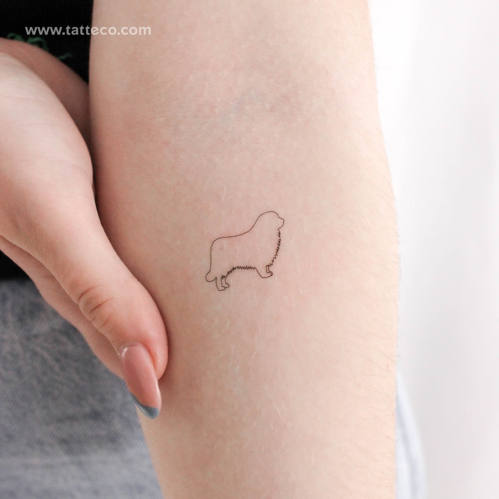 Newfoundland Temporary Tattoo - Set of 3