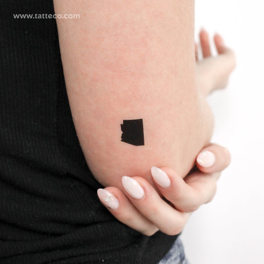 Tatuaje temporal del mapa de Arizona (juego de 3)