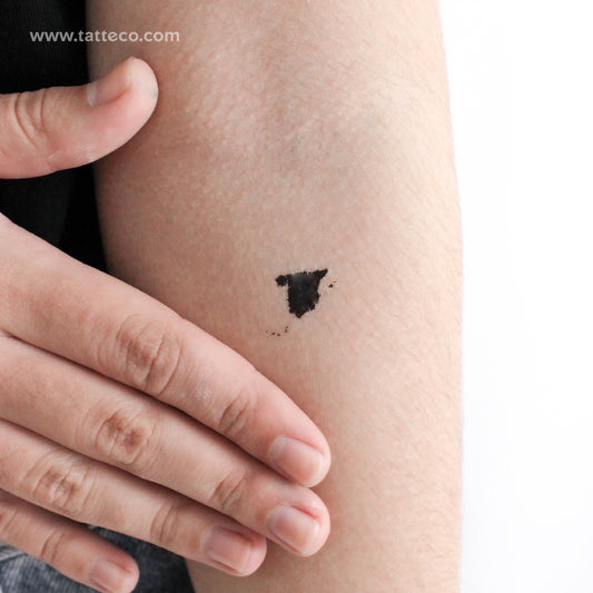 Tatuaje temporal del mapa de España - Juego de 3