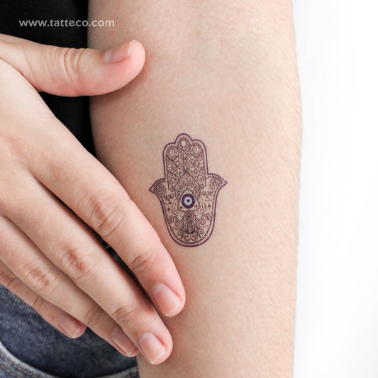 Tatuaje temporal de Nazar Hamsa - Juego de 3