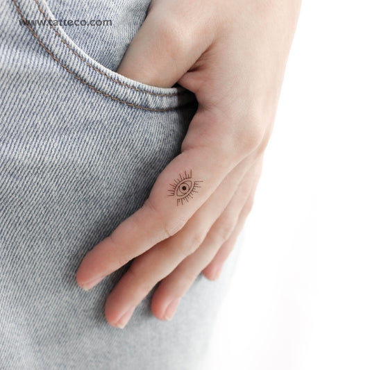 Tatuaje temporal de mal de ojo - Juego de 3