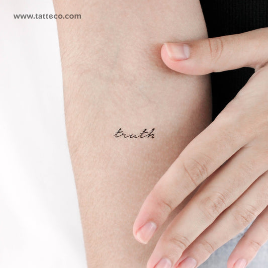 'Truth' Temporary Tattoo - Set of 3