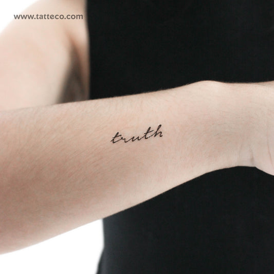 'Truth' Temporary Tattoo - Set of 3