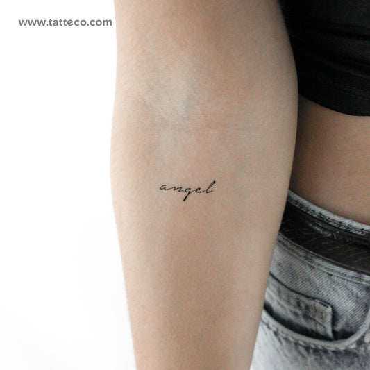 'Angel' Temporary Tattoo - Set of 3