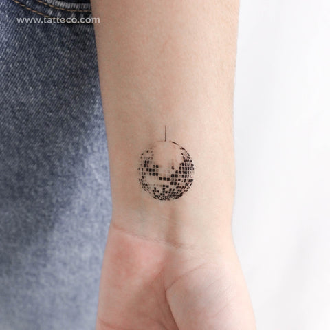 Disco Ball Temporary Tattoo - Set of 3