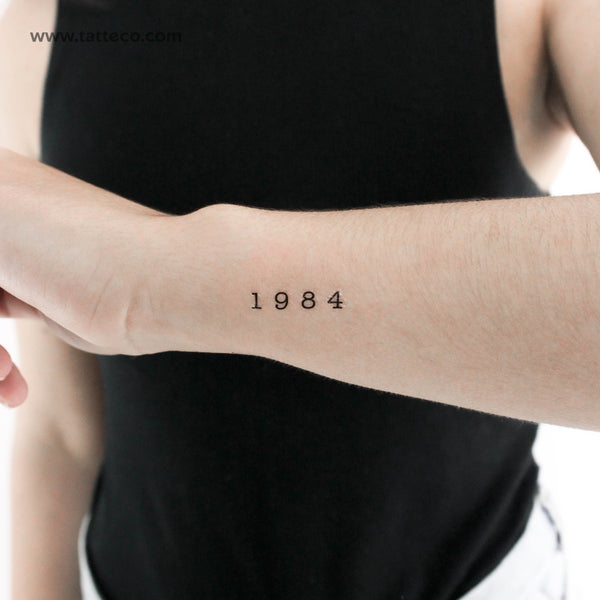 1984 Temporary Tattoo - Set of 3