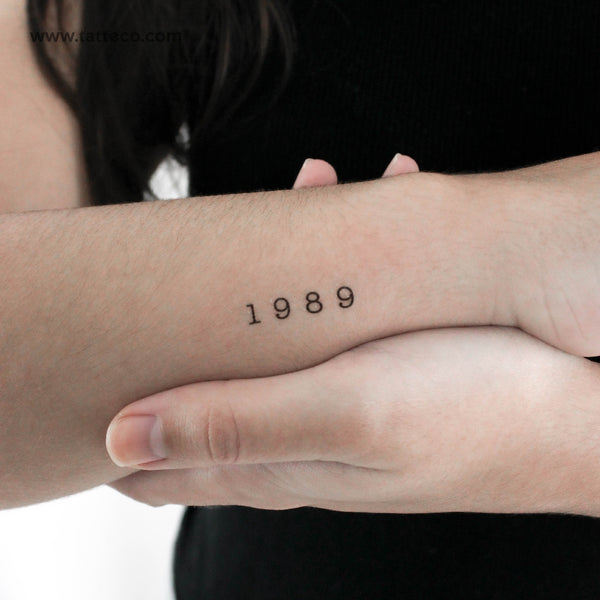 1989 Temporary Tattoo (Set of 3)