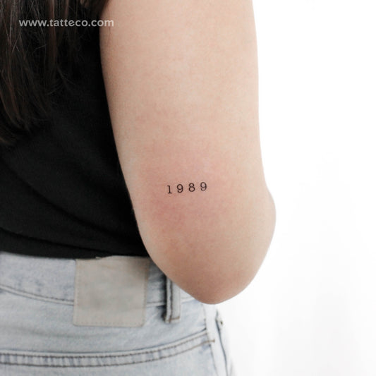 Tatuaje temporal de 1989 (juego de 3)