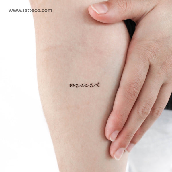 Muse Temporary Tattoo - Set of 3