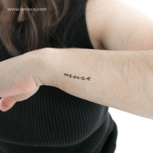 Tatuaje temporal de musa - Juego de 3