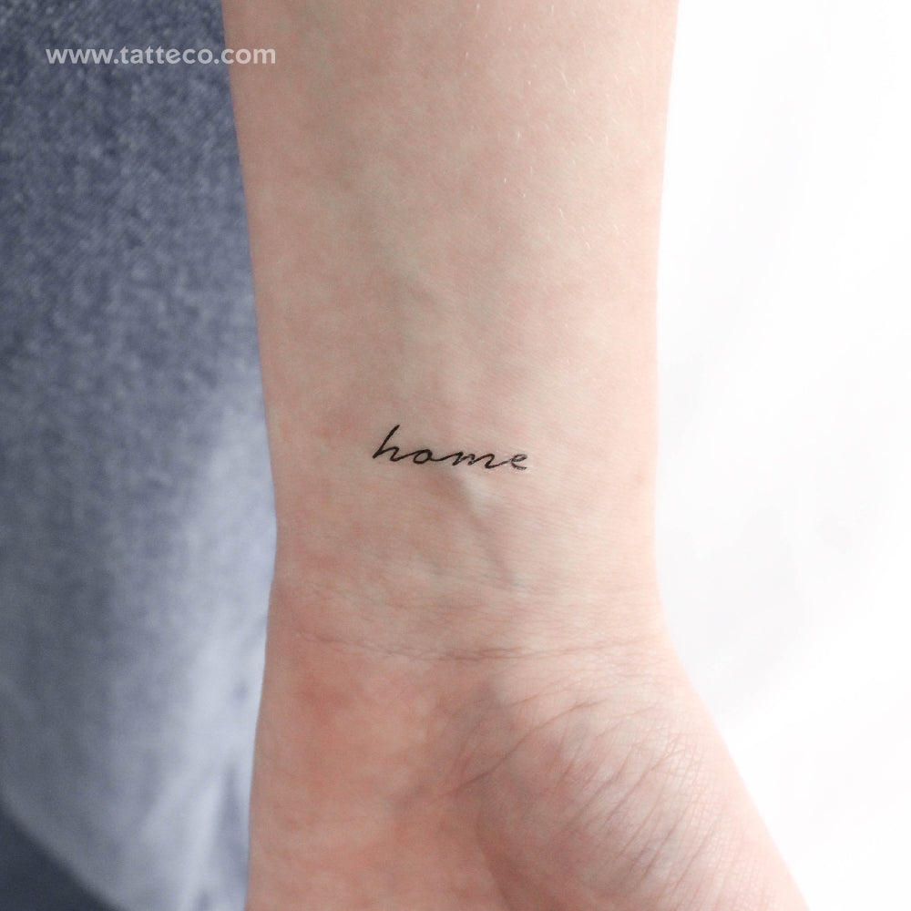 Home Temporary Tattoo - Set of 3