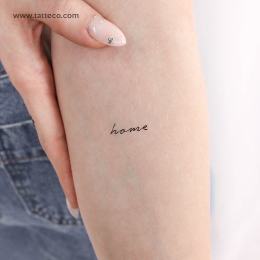 Home Temporary Tattoo - Set of 3