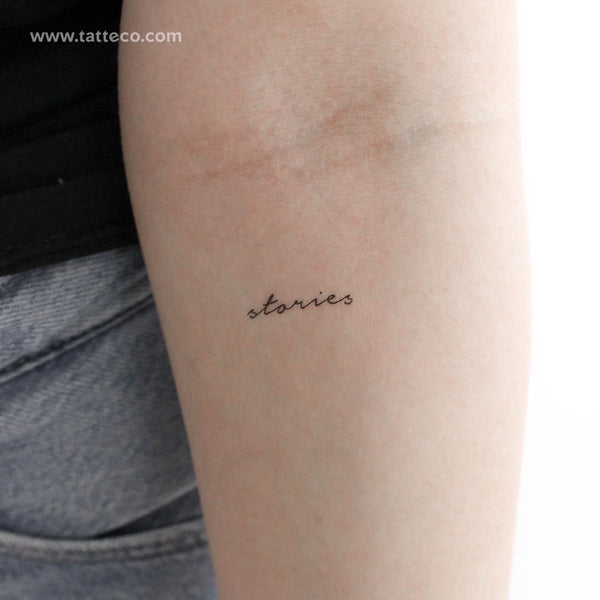 Stories Temporary Tattoo - Set of 3