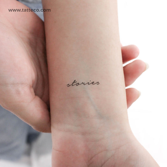 Stories Temporary Tattoo - Set of 3