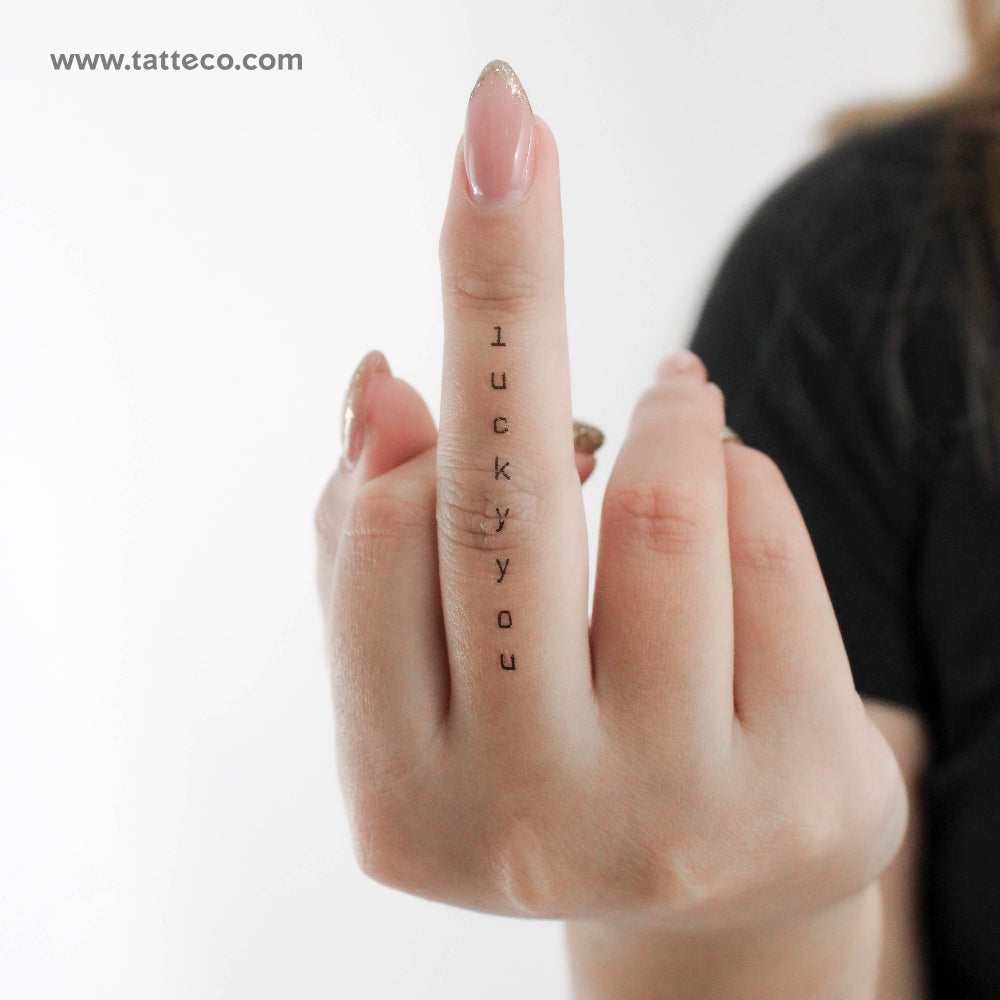 Lucky You Temporary Tattoo - Set of 3