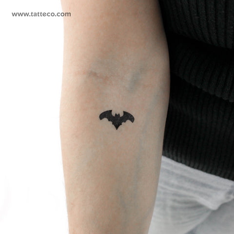 Bat Temporary Tattoo - Set of 3