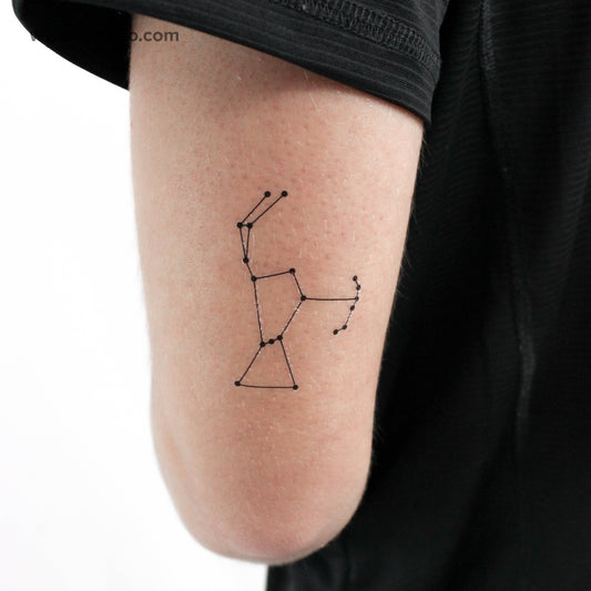Tatuaje temporal de la constelación de Orión (juego de 3)