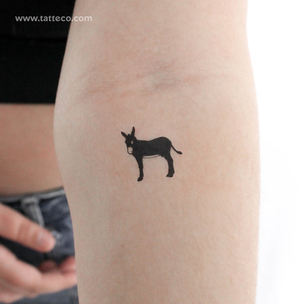 Donkey Temporary Tattoo - Set of 3