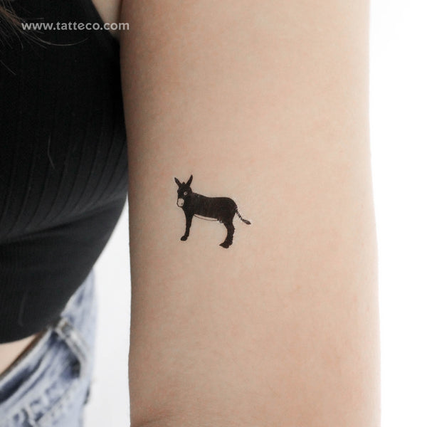 Donkey Temporary Tattoo - Set of 3