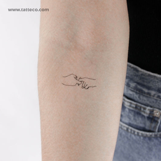 Sign Language Friend Temporary Tattoo - Set of 3
