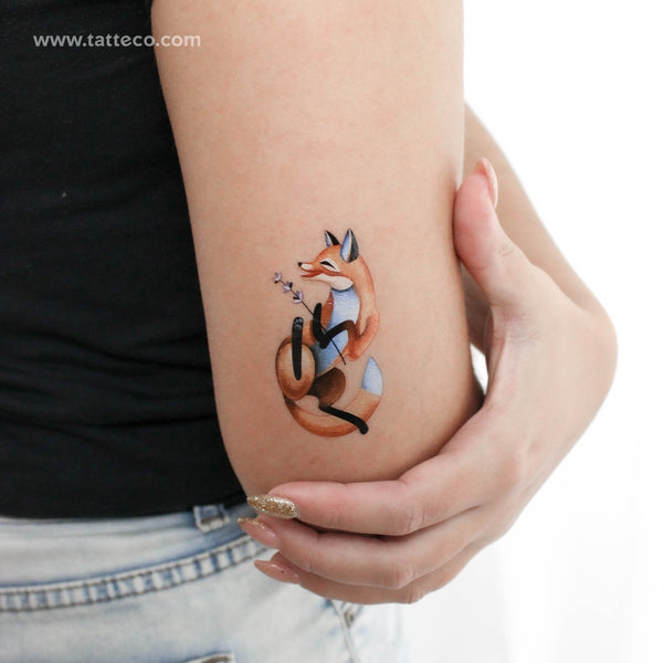 Fox By Ann Lilya Temporary Tattoo - Set of 3