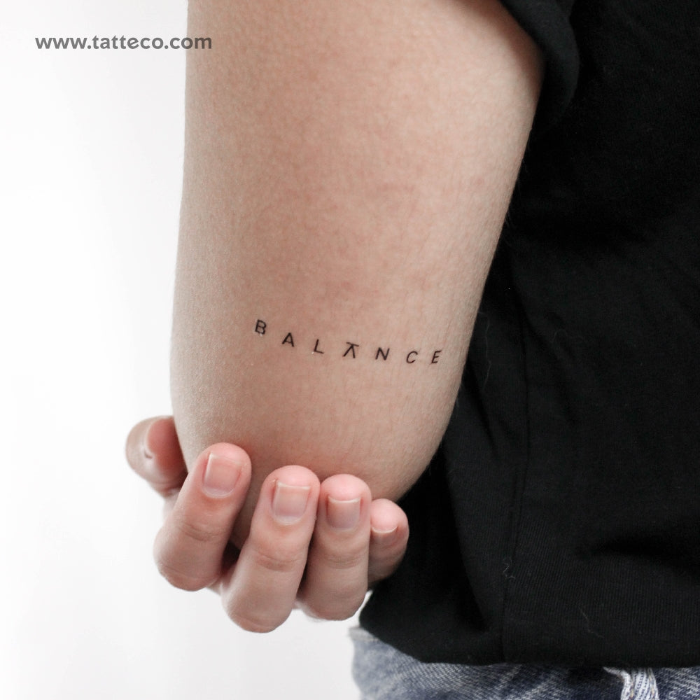 Balance symbol tattoo - Bronctattooaus.com