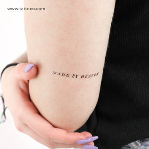 Made By Heaven Temporary Tattoo - Set of 3