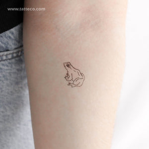 Toad Temporary Tattoo - Set of 3