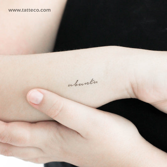 Tatuaje temporal de Ubuntu - Juego de 3