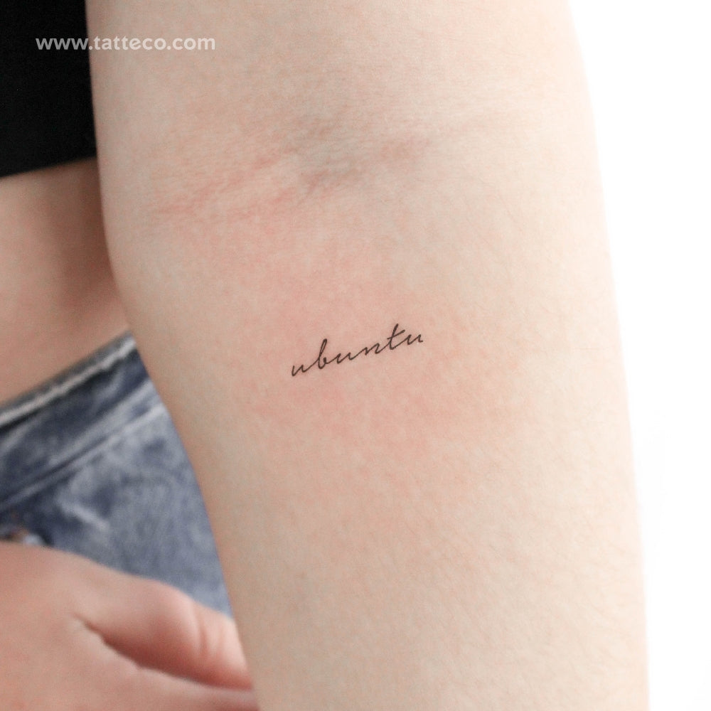 Tatuaje temporal de Ubuntu - Juego de 3