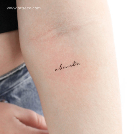 Tatuaje temporal de Ubuntu - Juego de 3