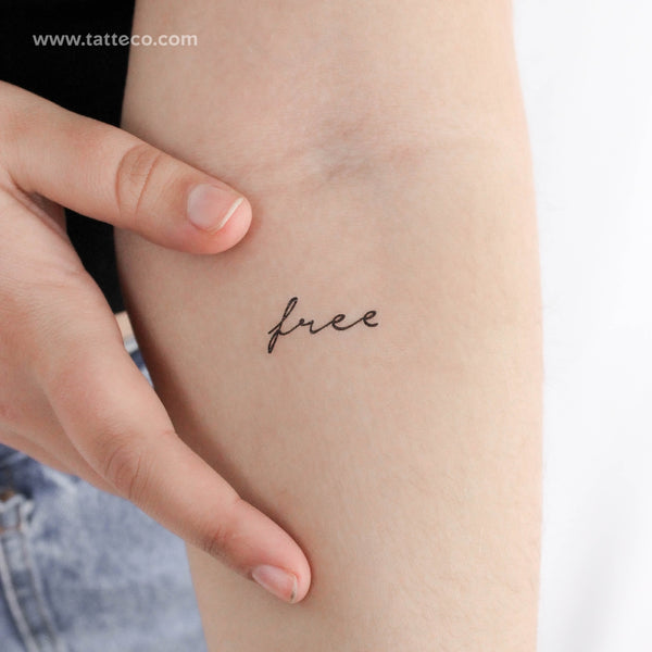 Free Temporary Tattoo - Set of 3