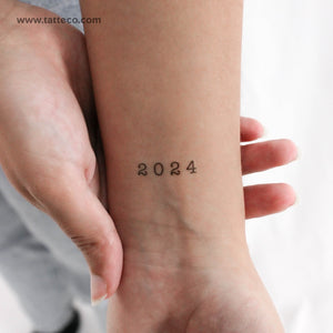 2024 Temporary Tattoo - Set of 3