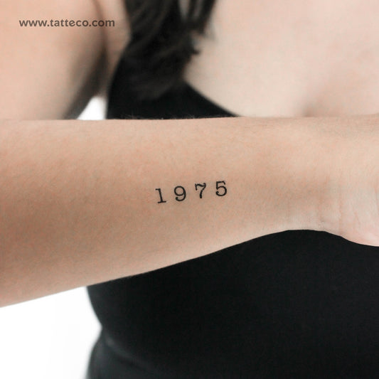 Tatuaje temporal de 1975 - Juego de 3